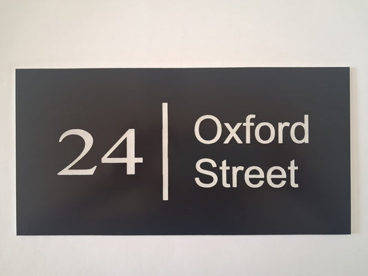 House sign - Laminate plastic