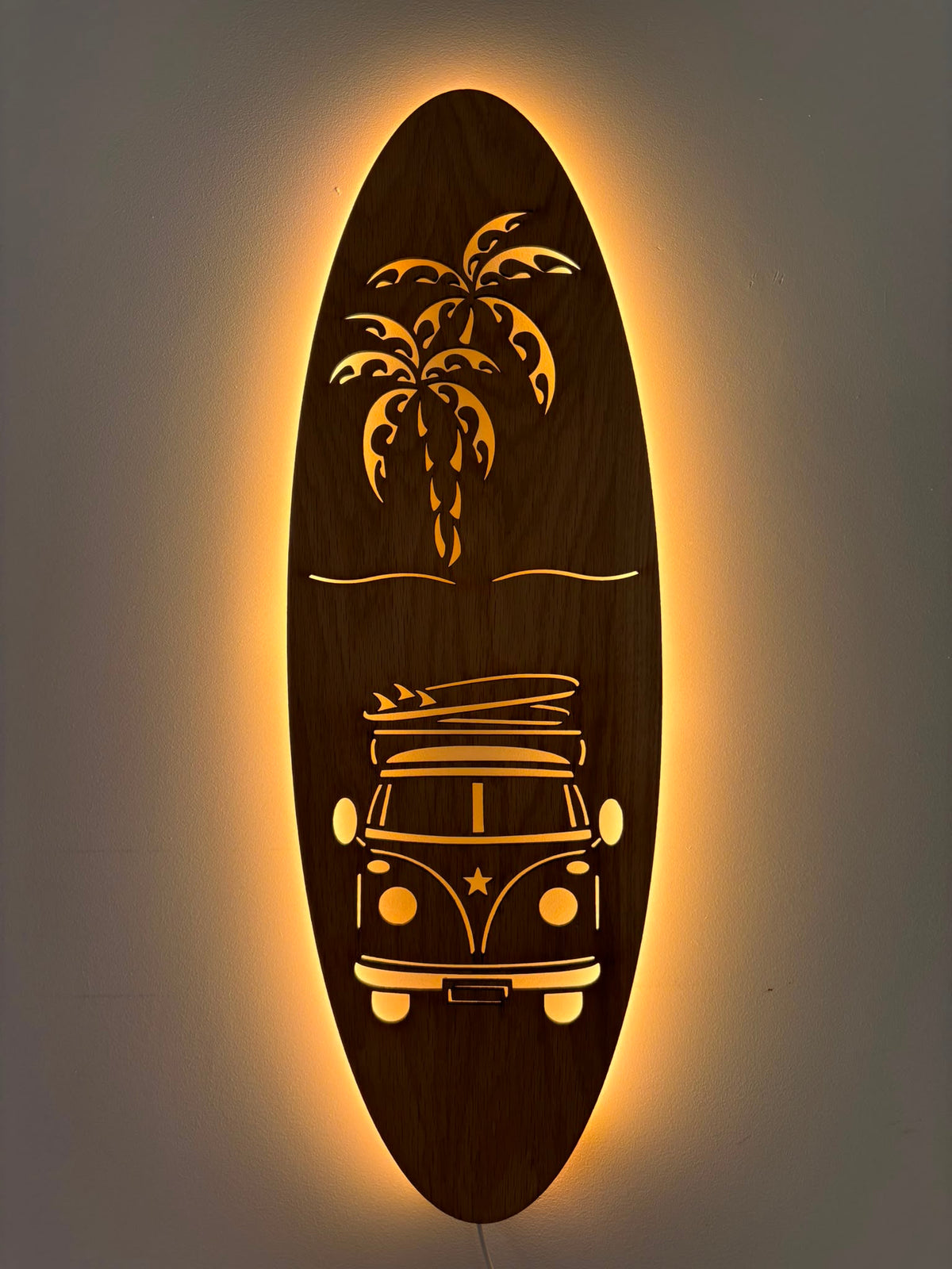 Surfboard light - VW van