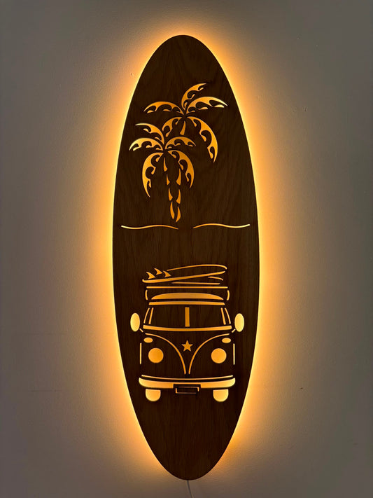 Surfboard light - VW van